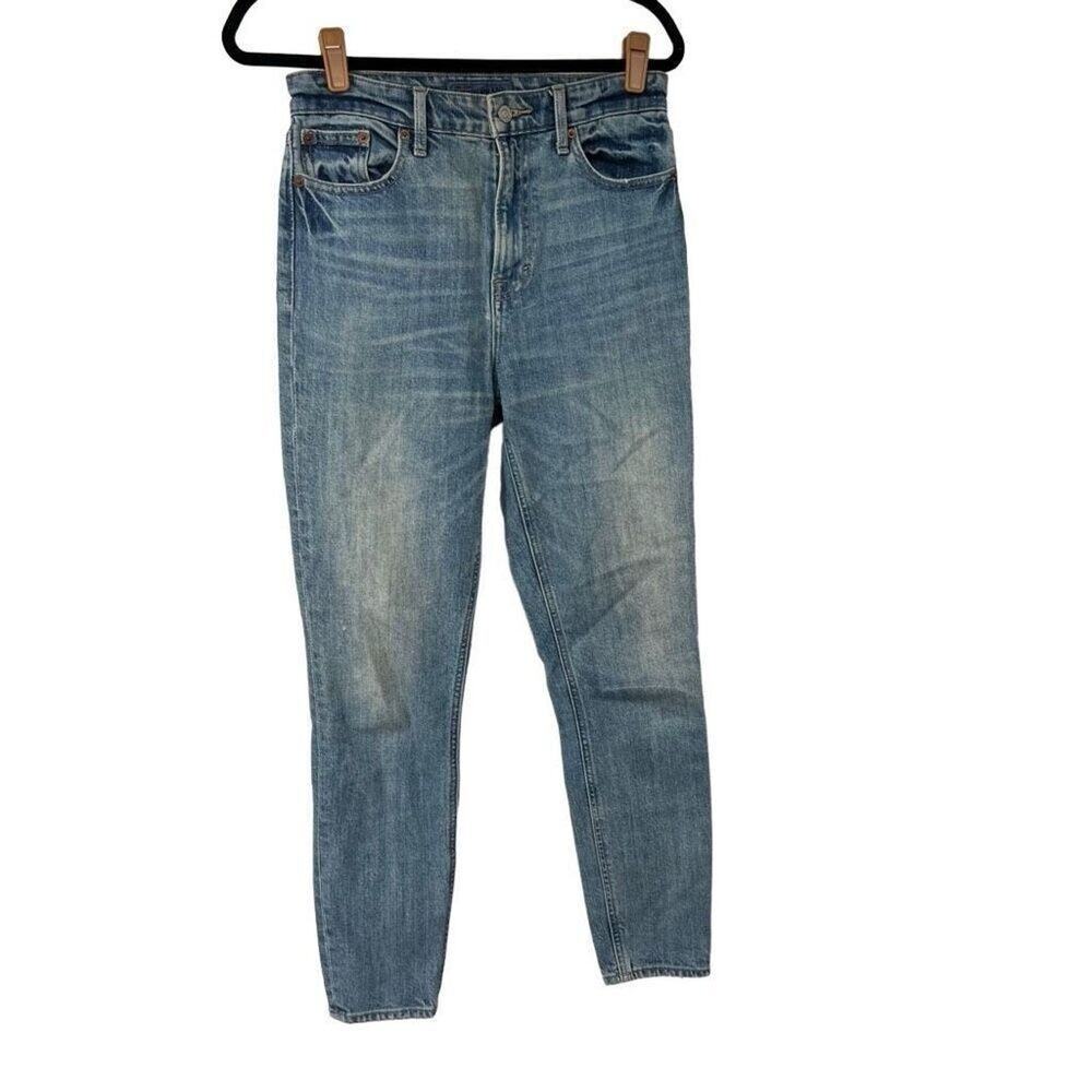 Lucky Brand Bridgette Skinny 1990 Patch Jeans Sz 4/27 Womens